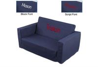 Personalized Denim Lil' Lounger with Slip Cover